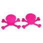 sexy skull shaped nipple cover breast petals pads women nipple sticker bra pasties invisible nipple 
