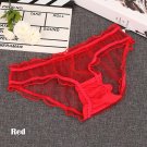 1Pc Sexy Women Panties Ultra-thin Mesh Seamless Transparent Sexy Soft Briefs Bow Free Size Underwear