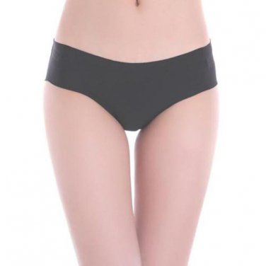Solid Women Invisible Seamless Soft Thong Lingerie Briefs Hipster Underwear Panties