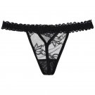 Sexy Exposed Buttocks G-String for Women Transparent underwear Floral Lace Low Waist G-String One Si