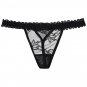 Sexy Exposed Buttocks G-String for Women Transparent underwear Floral Lace Low Waist G-String One Si