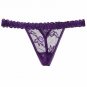 Sexy Exposed Buttocks G-String for Women Transparent underwear Floral Lace Low Waist G-String One Si