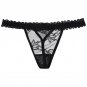 Sexy Exposed Buttocks G-String for Women Transparent underwear Floral Lace Low Waist G-String One Si