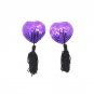 Women Sexy Sequin Self Adhesive Tassel Cover Heart Shape Bra Nipple Cover Pasties Breast Petals 2pcs