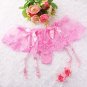 Women Sexy Lace Suspender Garter Belt Matching G-String Thong Set Stocking Stylist
