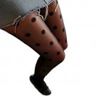 New Style Women\'s Fashion Black Sexy sheer Lace Tights Big dot Pantyhose Slim stockings Dot