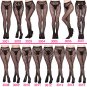 1Pc Black Sexy Striped Lace Top Garter Belt Stockings New Fashion Design Lingerie Tights Woman Panty