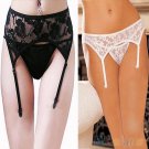 Hot Sexy Women Ultrathin Lace Top Sheer Thigh High Silk Stockings Pantyhose Lingerie Garter Belt 0IM