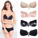 snowshine4 #4022 Women Sexy Strapless Instant Breast Lift Invisible Silicone Push Up Mango Bra   fre