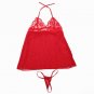 Super Thin Black Pink Purple Red Nightwear Women\'s Sexy Lingerie Lace Dress Underwear Babydoll Sle