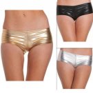 Women Ladies Shiny SEXY WET LOOK Mini Short Stretchy Hot Tutu Metallic Dan