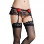 Sexy Special Pearl Pants Crotch Strap Lace Socks Fashion Body Women\'s Pants BK