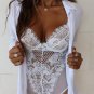 Sought-After Sexy Lace Babydoll Women Underwear Sleepwear Bodysuit Top 6-18