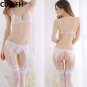 Plus Size French Sexy Lingerie Nightwear Romantic Sleepwear Temptation Lace Split Young Women Underw