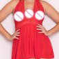 MUQGEW Beautiful Sexy Sumptuous Women Lingerie Babydoll Bowknot Sleepwear Underwear Lace Dress + G-s