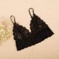 Hotsale Lace strappy bra halter crop top Hollow out Deep V neck tank top bralette camisole Women und