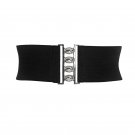 Fashion Women Belt 2017 Luxury Woman Metal Hook Stretchy Elastic Waist Vintage Dress Corset Belt Wai