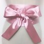 Vintage Wide Silk Woman Belt Ladies Double Circle Satin Belts Ceinture Femme Accessories Long Bantom
