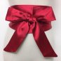 Vintage Wide Silk Woman Belt Ladies Double Circle Satin Belts Ceinture Femme Accessories Long Bantom