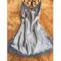 Women Lingerie Silk Lace Robe Dress Babydoll Nightdress Nightgown Sleepwear BK/L