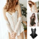 Women Lady Lingerie Silk Robe Dress Babydoll Nightdress Nightgown Sleepwear Ladies Womens Sexy Brief