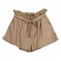 Women Casual Design High Waist Loose Fashionable Shorts Female With Belt