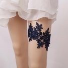 New Female Wedding Fashion Blue Leg Garter Belt For Bride Flower lace Thigh Garter For Women
