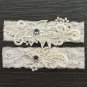 New Fashion Wedding Bride Garter Belt Hand Made Lace Leg GarterBelt 2 Piece Set For Female