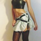2016 new pastel goth elastic garter belt gothic bust bondage  Rave wear Binding sexy women cage  lin