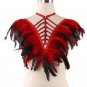 Christmas gift Black Tassels Body Harness Fetish Top Cage Bra Bondage Sexy Lingerie Goth Harajuku Be