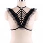 Christmas gift Black Tassels Body Harness Fetish Top Cage Bra Bondage Sexy Lingerie Goth Harajuku Be