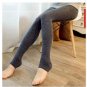 VISNXGI Women Sparkling Warm Tights Dot Design Thick Soft Cotton Wool Fabric Knitted Pantyhose Flexi