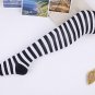 thigh knee long Pure cotton high Large diamond striped sexy stockings pantyhose tights women sexi la
