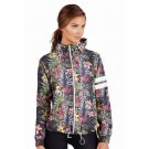 Flower harajuku sweatshirt women Long Sleeve Zipper hoodie Casual moletom women\'s kawaii hoodies Au