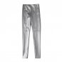 High Quality Tight Leather Pants Women Autumn PU Leather Trousers Side Zippers 2017 Silver Black Pen