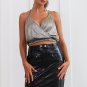 Sexy blouse women tops Summer camisole tank top party club Female deep v neck halter camis crop top