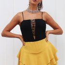 Rufflle short pleated skirt shorts Elegant high waist midi skirt women Casual white black mini skirt