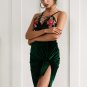 Side split sexy skirts womens Soft bow wrap velvet skirt women Autumn winter high waist bodycon mini