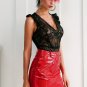 Sexy lace bodysuit women tops Transparent mesh summer jumpsuit romper Fitness christmas party club m