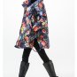 Women Down Coats CLJ Jackets Fashion Female Parka Secret Garden Oil Painting Flower Long Outwear Wom