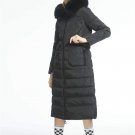 Fashion Womens Down Jacket White Duck Down Coat Zippers Pockets Size S-XL  Black Pink Green Silver N