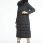 Fashion Womens Down Jacket White Duck Down Coat Zippers Pockets Size S-XL  Black Pink Green Silver N