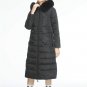 Fashion Womens Down Jacket White Duck Down Coat Zippers Pockets Size S-XL Black Pink Green Silver N
