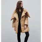 long  high-necked jacket women