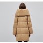 long  high-necked jacket women