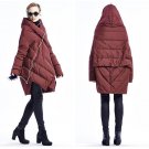 Women\'s down jacket 2016 New Winter Vintage Hooded 90% White duck down Fashion Down Coat Medium Lon