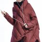 Women\'s down jacket 2016 New Winter Vintage Hooded 90% White duck down Fashion Down Coat Medium Lon