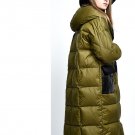 Jackets women\'s winter New 2016 thick fashion loose Large size stitching hit color Korean wave Coat