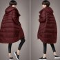 new slim fashion loose large size Slim kneel down jacket women in the long section Women\'s winter j