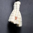 Pleated wave skirt New Fashion Women Winter Down Jackets Warm Long Slim Coat Female Big Swing Ladies
